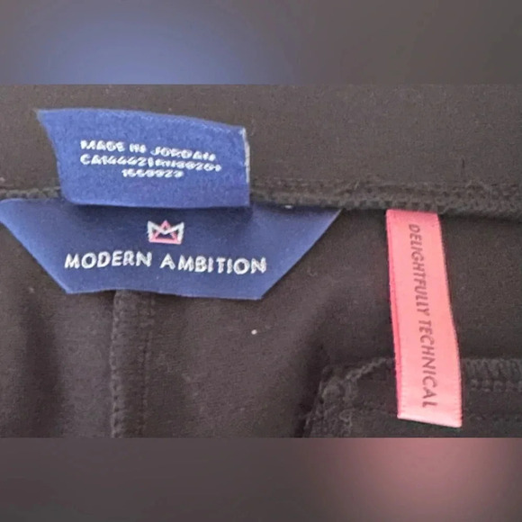 Modern Ambition Womens Pleated Ponte Pull on Pants - Size L - Picture 8 of 8